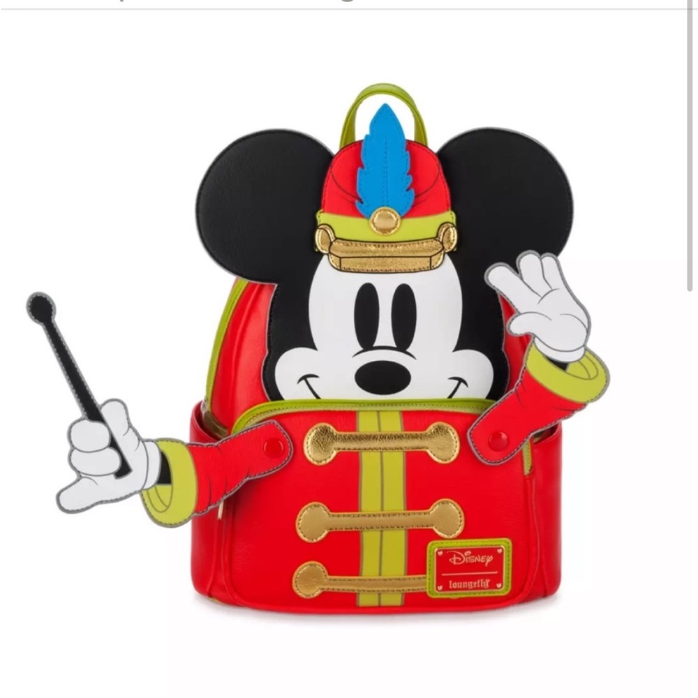 NWT Loungefly Mickey Mouse The Band Concert Disney 100 backpack